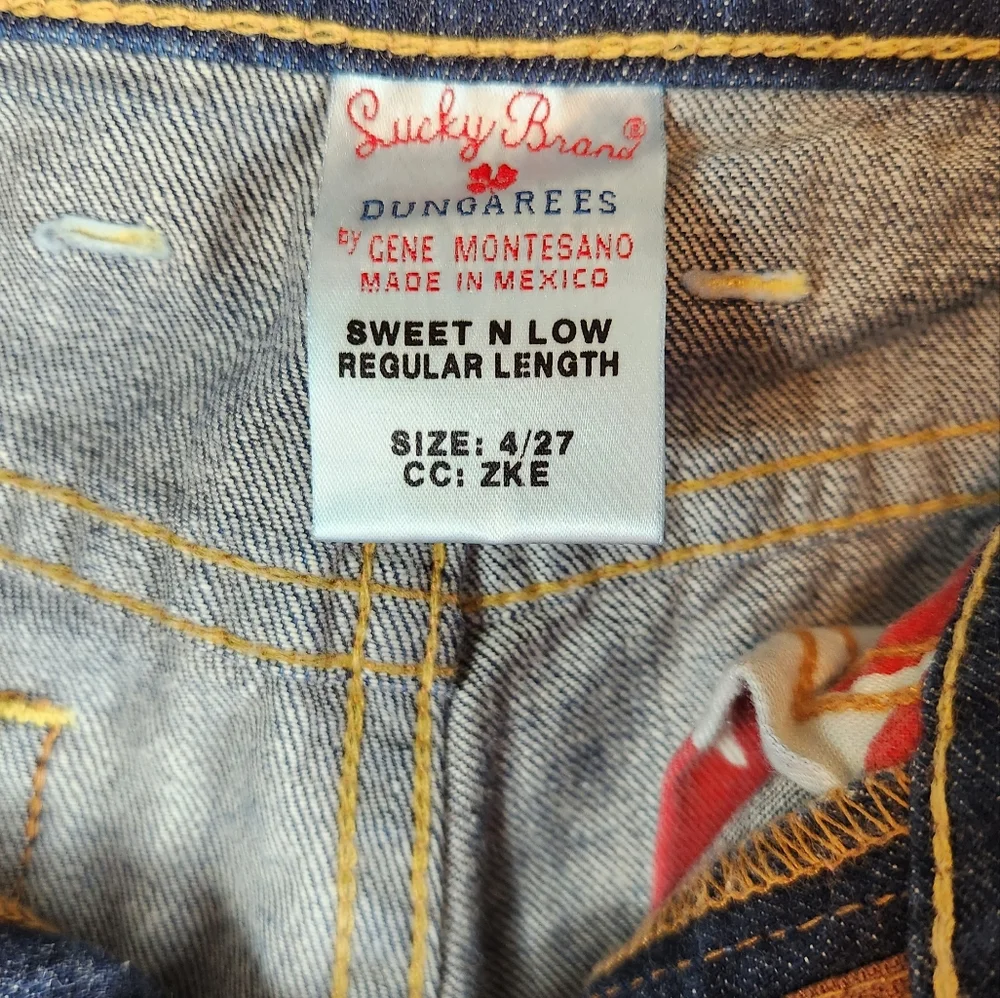LuckyBrand, women's denim jeans, Sweet Low, Regular Length, sz 4/27 - Picture 4 of 13
